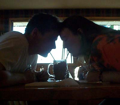 us being silly